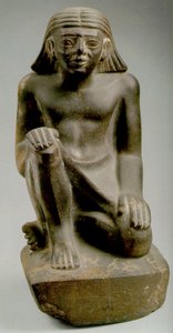 Prinz Tjau sitzend von Egyptian 6th Dynasty