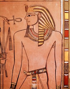 König Amenhotep II (Amenophis II) (Fresko) von Egyptian Egyptian