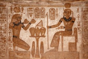 Der große Tempel von Abu Simbel von Egyptian Egyptian