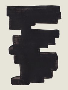 Abstrakte schwarze Pinselstriche
