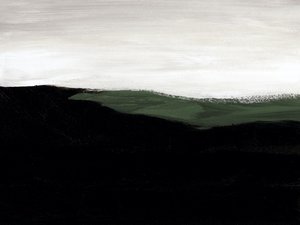Abstrakter Grüner Horizont