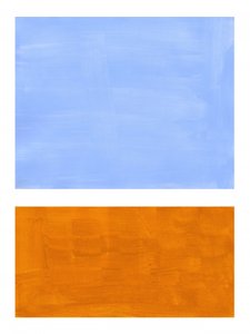 Blau-Orange-Abstrakt