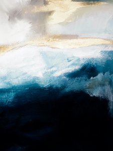Tiefblaue Goldwellen