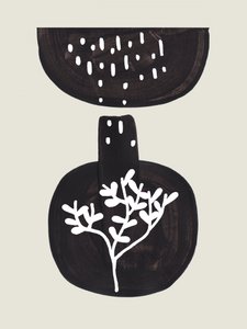 Minimalistische botanische Vase von Ejaaz Haniff