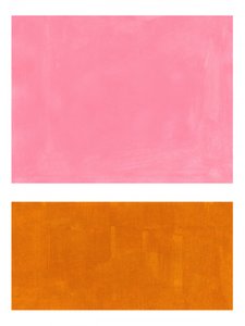 Pink-orangefarbene abstrakte Blöcke