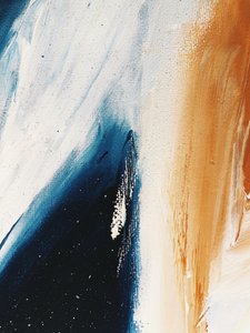 Warmes Azurblaues Abstrakt