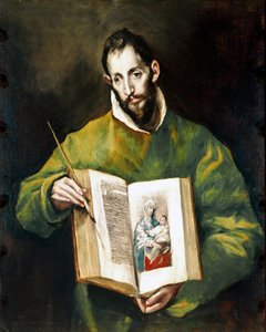 Apostolat der Kathedrale von Toledo: Der Apostel Lukas Evangelist von El Greco