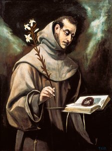 Porträt des Heiligen Antonius von Padua von El Greco