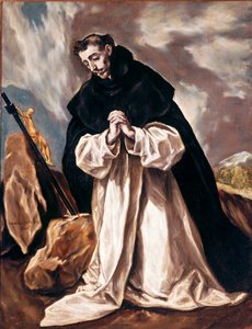 Heilige Dominica im Gebet. Gemälde von Domenikos Theotokopoulos genannt El Greco (1541-1614) 1598-1603. Kathedrale von Toledo