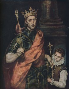 Der Heilige Ludwig, ca. 1585-1590 von El Greco