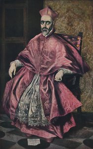 Don Fernando Nino De Guevara, Porträt von Kardinal Nino de Guevara, 1598 von El Greco