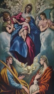 Madonna mit Kind und den Heiligen Martina und Agnes, 1597-1599