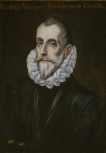 Porträt von Rodrigo Vázquez de Arce, erstes Drittel des 17. Jahrhunderts von El Greco
