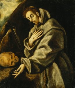 Der heilige Franziskus in Meditation von El Greco