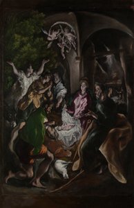 Die Anbetung der Hirten, ca. 1605-10 von El Greco