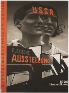 Plakat für die Russische Ausstellung in Zürich, 1929