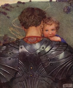 Obwohl ein Löwe auf dem Feld, Wirst du ihn als Lamm finden von Eleanor Fortescue Brickdale