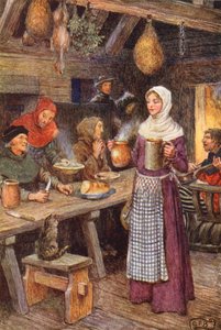 Illustration für The Gathering of Brother Hilarius von Michael Fairless