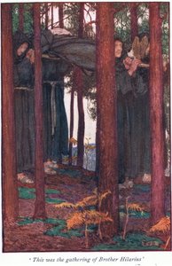 Dies war die Versammlung von Bruder Hilarius von Eleanor Fortescue Brickdale