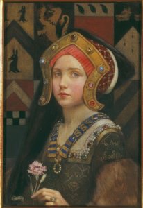 Kopf eines Tudor-Mädchens
