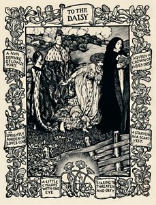 Illustration zu Wordsworths Gedicht An das Gänseblümchen, Nr. 2, 1923 von Eleanor Fortescue Brickdale
