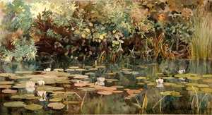 Teich mit Seerosen, frühe 1890er Jahre