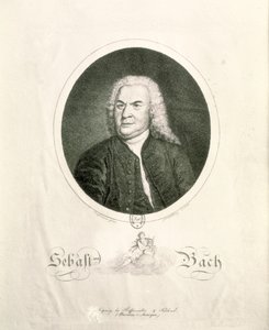 Porträt von Johann Sebastian Bach (1685-1750), graviert von Friedrich Wilhelm Nettling
