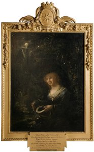 Maria Gyllenstierna von Lundholm (1716-1783), Baronin, verheiratet mit dem Ratsherrn Baron Esbjörn Kristian Reuterholm von Elias Martin