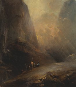 Berglandschaft mit Banditen