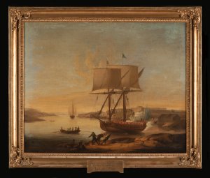 Schärenfahrzeug bei Sveaborg von Elias Martin