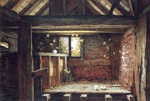 Unter den Sparren, Speke Hall, Liverpool von Elias Mollineaux Bancroft