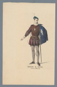 Ritter von Malta, Deutsches Kostüm