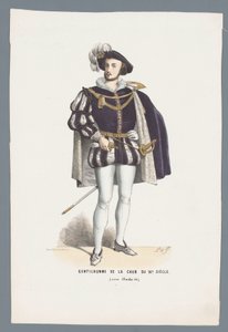 Edelmann des Hofes des 16. Jahrhunderts (unter Karl IX.)