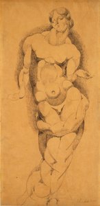 Stehender männlicher Akt, ca. 1909 von Elie Nadelman