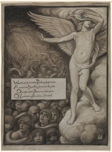 (Illustration für Rubáiyát von Omar Khayyám) Liebe erschrickt beim Anblick der Hölle von Elihu Vedder