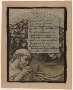 (Illustration für Rubáiyát von Omar Khayyám) Die Seele des Bechers