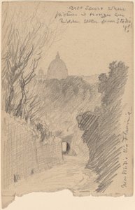 Arco Oscuro--Über die Via Flaminia, ca. 1890