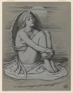 Gebundener Engel, 1891 von Elihu Vedder