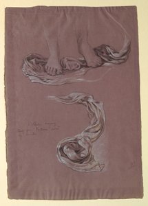 Studie von Draperie "Fortune", ca. 1877