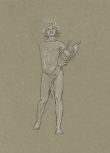Studie für Apollo von Elihu Vedder