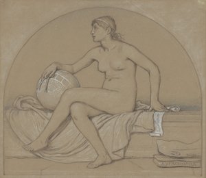 Studie für Astronomie, 1892 von Elihu Vedder