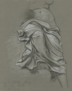 Studie für Die Schicksale sammeln die Sterne, 1884-1887 von Elihu Vedder