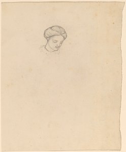 Studie eines Mädchens von Elihu Vedder