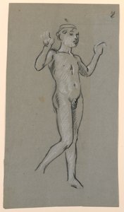 Figurenstudie für einen Brunnenentwurf
