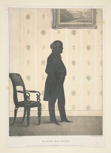 Martin Van Buren, aus einer Serie von 27 Porträts von Elijah C. Kellogg
