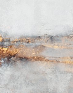 Goldene Graue Abstrakte Schichten von Elisabeth Fredriksson