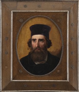 Porträt des dänischen Malers Thorald Læssøe (1816-1878)