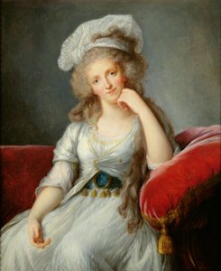 Louise-Marie Adelaide, Herzogin von Orleans von Elisabeth Louise (after) Vigee Lebrun