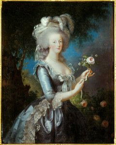Rosenporträt von Marie Antoinette von Lothringen Habsburg