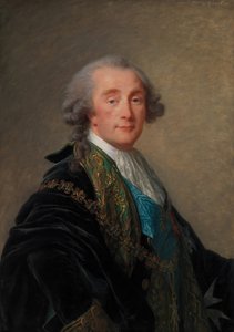 Alexandre Charles Emmanuel de Crussol-Florensac 1743-1815, 1787 von Elisabeth Louise Vigee Lebrun